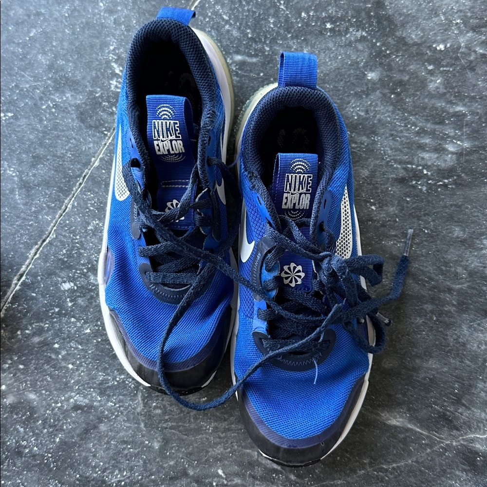 Nike Explorer Blue and Black Sneakers